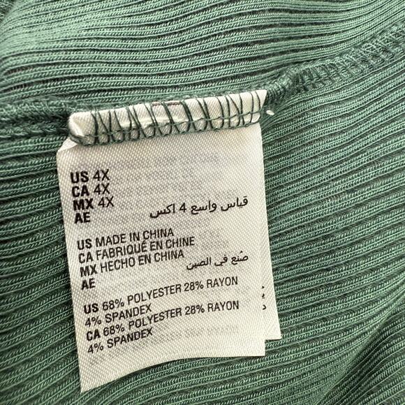 And Now Macy's Women's Plus Shirt sz 4X NEW #G536 - Picture 6 of 6